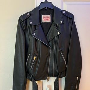 Womens Levi Leather Jacket